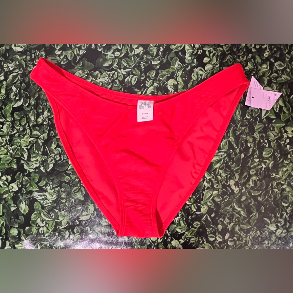 Women's Hot Pink Swim Bikini Bottom by Wild Fable
